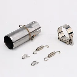 For Yamaha R6 2006 2007 2008 2009 2010 2011 to 2017 2018 2019 YZF R6 Slip-on Motorcycle 51mm Exhaust Muffler Middle Link Pipe