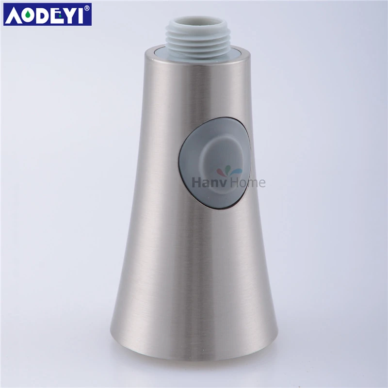 ABS Brushed Nickel  Kitchen Faucet  Sink Sprayer  Pull Out Nozzle  Pull Out Spray Kitchen Faucet Replacement Shower Spray Head