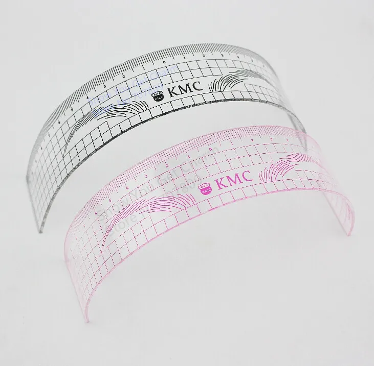 Permanent Makeup Stencils Plastic Eyebrow Ruler KMC Tattoo Cosmetic Shaping Tool For Beginers practice