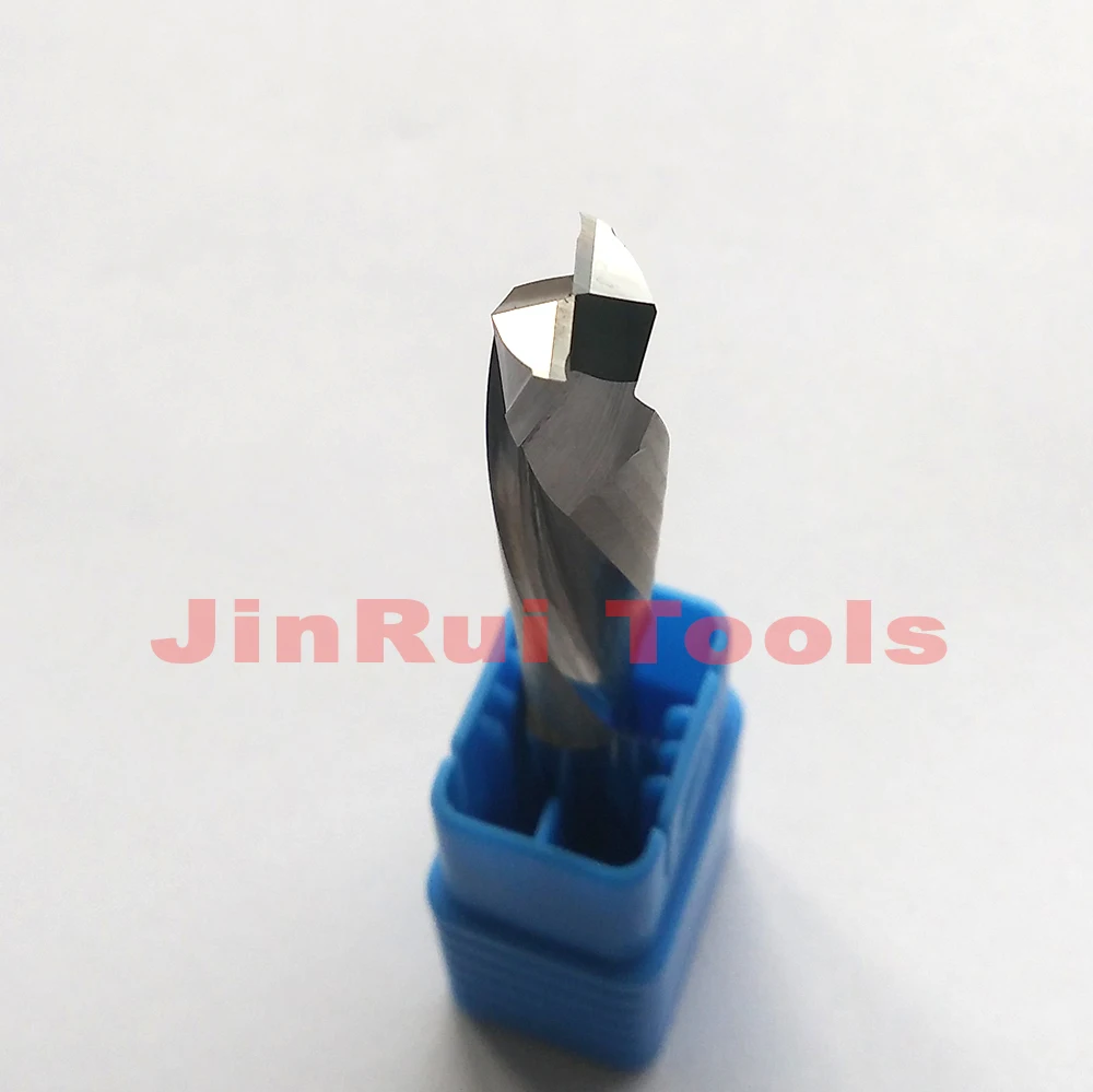 1 قطعة D10 * 42 * 80L HRC55 2 المزامير صعودا وهبوطا قطع الصلبة كربيد نك راوتر بت مطاحن خشب القاطع أداة knfie فريسا ferramentas