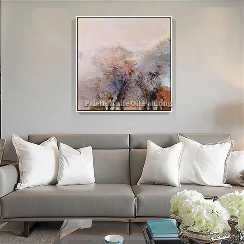 

Nordic painting on canvas abstract hand painted quadros art cuadros decoration wall art pictures for living room home decor006