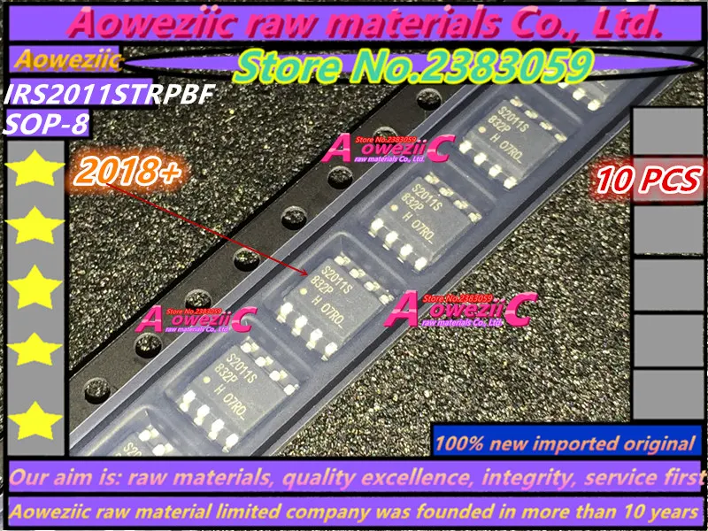 

Aoweziic 2018+ 100% new imported original IRS2011STRPBF IRS2011SPBF IRS2011S S2011S SOP-8 Dual MOSFET Power Driver