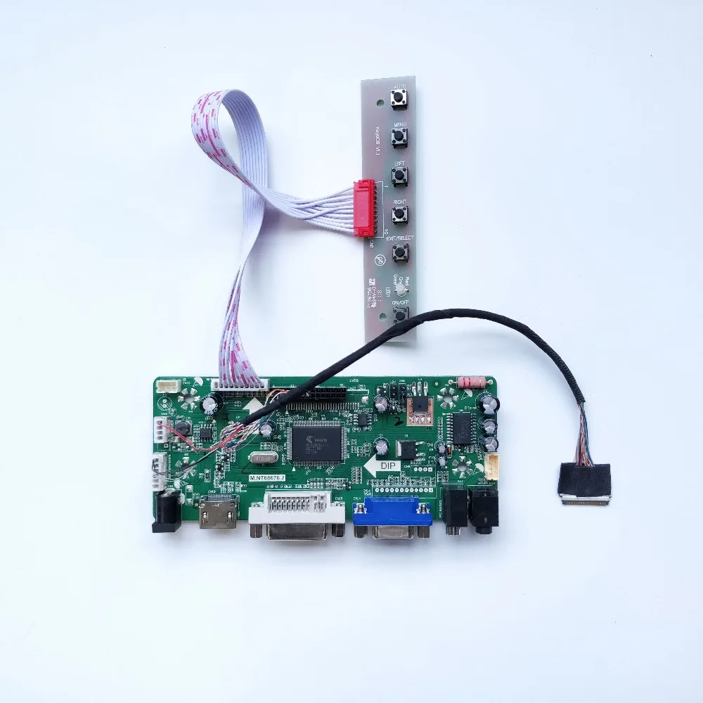 NT68676 LCD controller board support  DVI VGA AUDIO for 8..9 inch LCD panel 1024X600 LP089WS1-TLA1/TLA2 N089L6-L07/L01