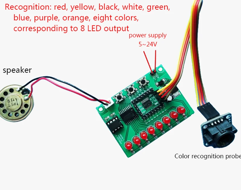 

Color recognition sensor module TCS34725 / single chip led color detector