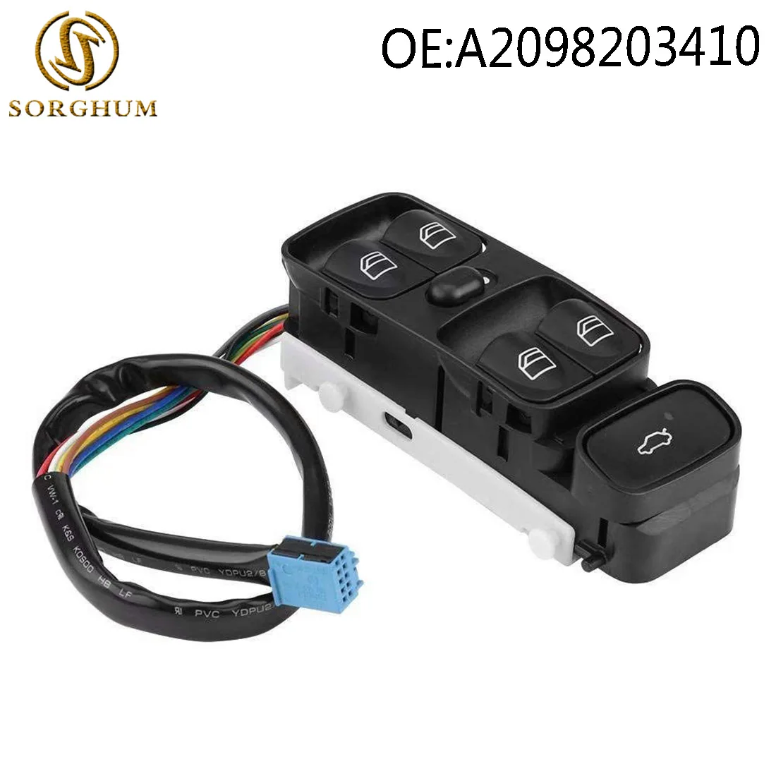 A2098203410 Power master Window Switch Replace for Mercedes W209 CLK320 CLK500 03-09 EC 