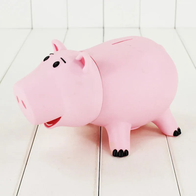 20cm Hamm Piggy Bank Pink Pig Coin Box PVC Figure Toys Gift Kids Money Box