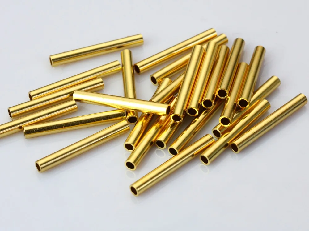 1/8 Inch Brass Metal Tubes Fly Tying Materials US Tubes -Fits: 2.2mm or 1.8mm Inner Tube-50pcs per pack