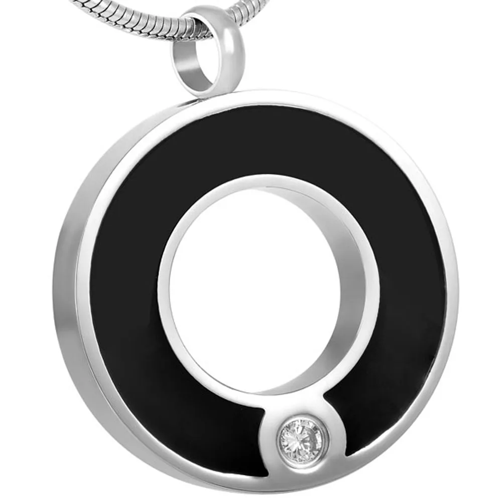 

MJD8074 hot sale Wholesale pets Cremation Jewelry pendant necklaces 316L Stainless Steel Circle of Life