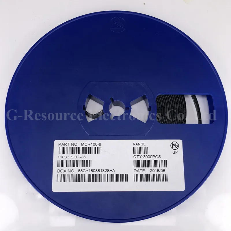 (20 stücke) MCR 100-8 SOT-23 MCR18 (Kennzeichnung 100-8) SCR gleichrichter Silicon Gesteuert Gleichrichter Leckage schutz spezielle