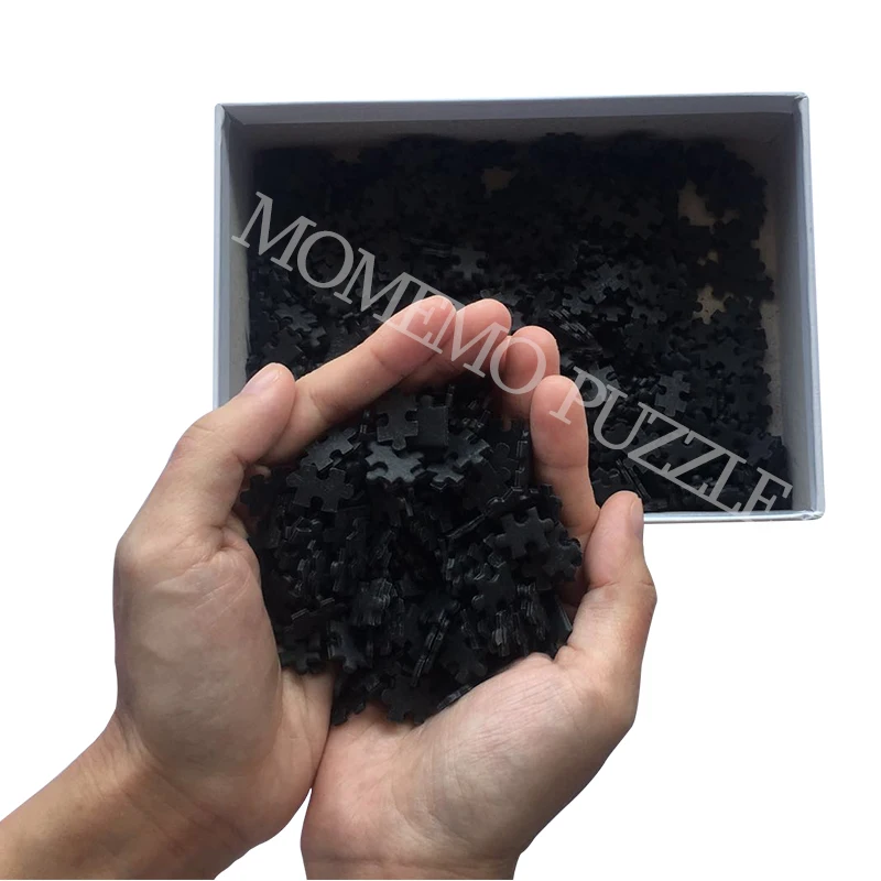 MOMEMO Black Hell Holzpuzzles, 1000-teiliges Puzzlespiele, Zusammenbaupuzzles für Erwachsene, Kinder, Kinder, Lernspielzeug