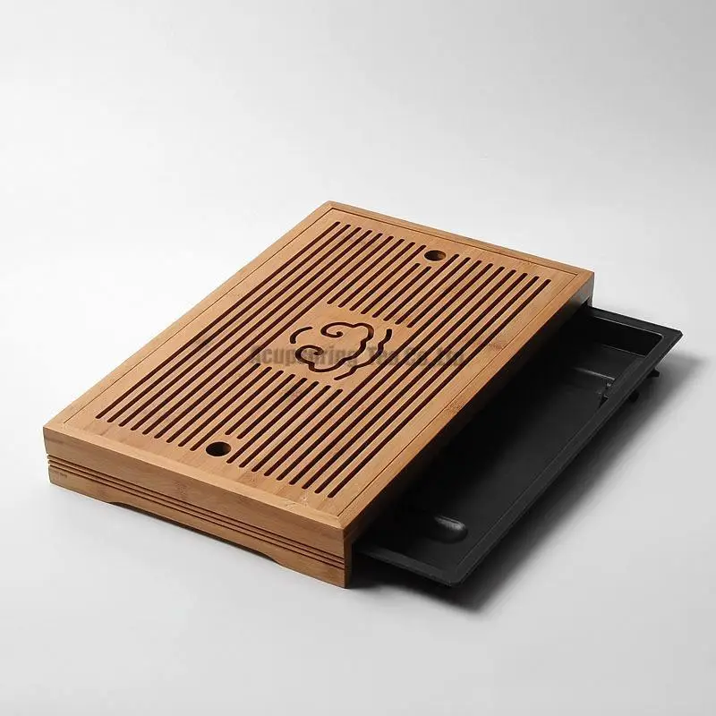 Beautiful Bamboo Tea Tray/Teable/Plate,Chinese Kungfu Tea Ceremony teaset,for puerh/pu'erh/white/green/Oolong/Black/White tea