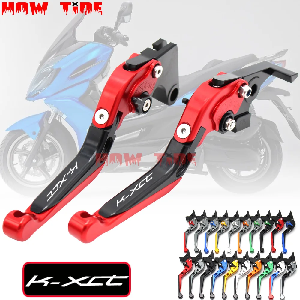 Motorcycle Folding Extendable CNC Moto Adjustable Clutch Brake Levers For Kymco K-XCT KXCT 125 300 400 K-XCT125 K-XCT300 K-XCT40