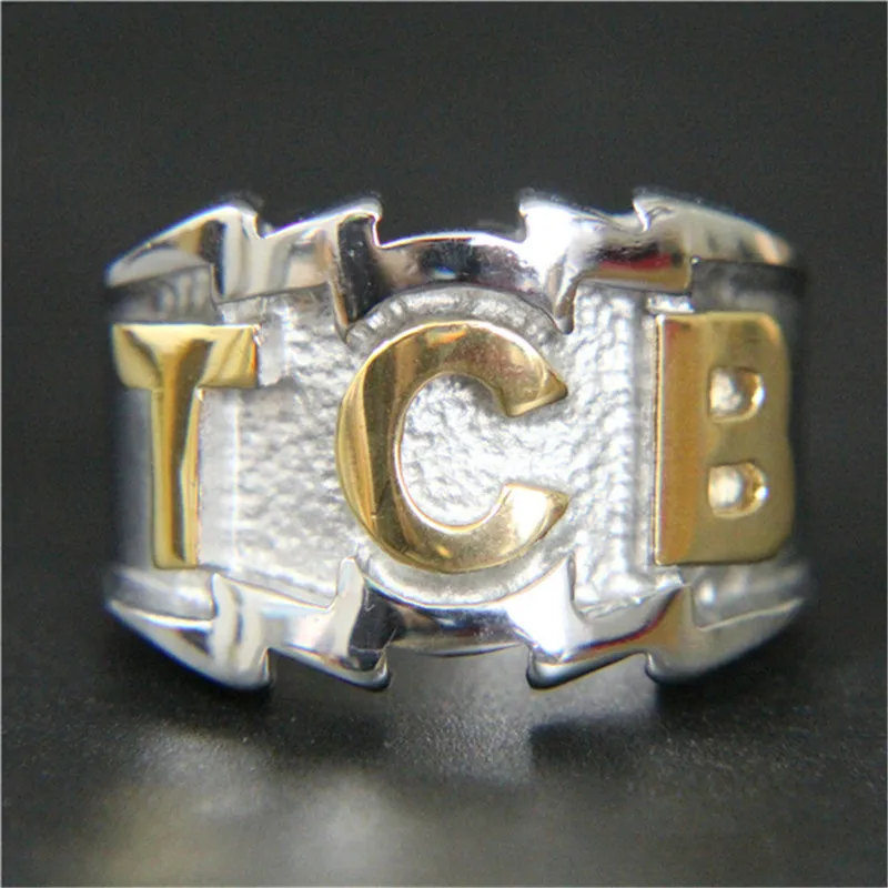 Support Dropship Size 7-15 Take Care of Business Cool Ring 316L Stainless Steel Fashion Jewelry TCB Ring