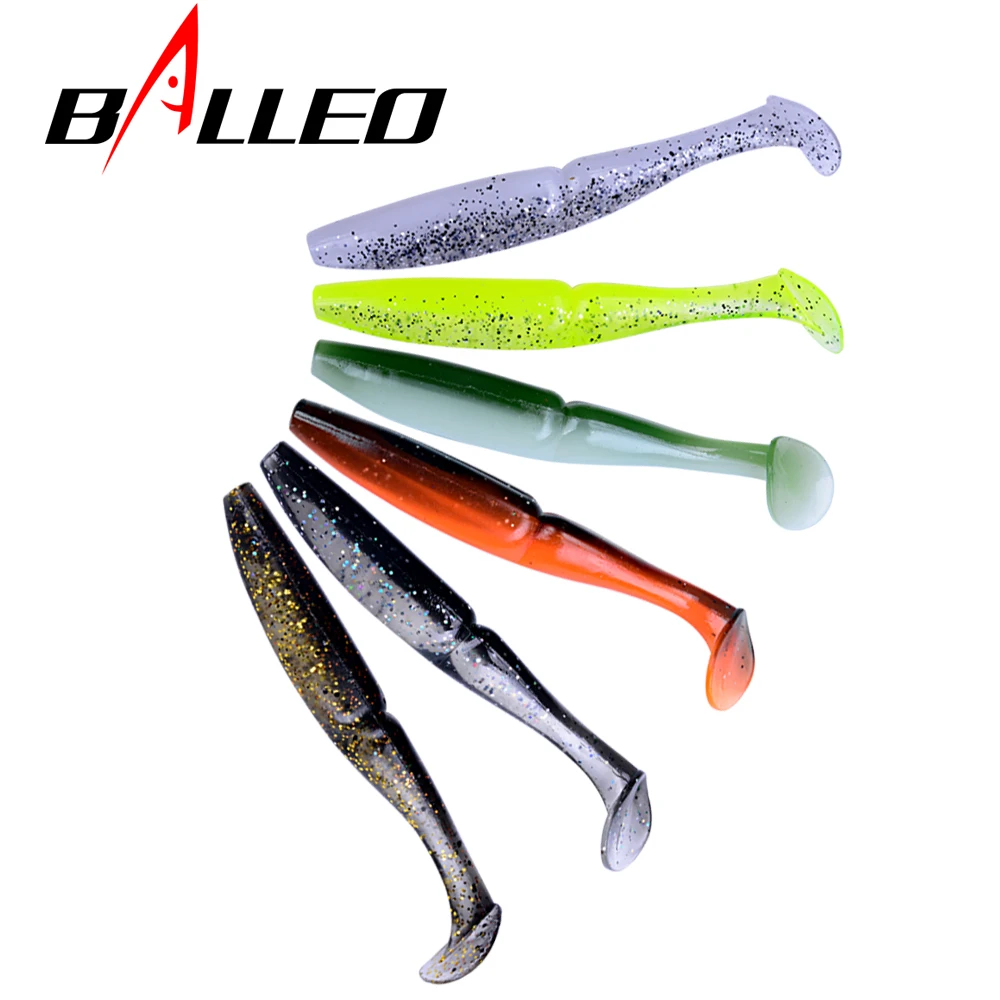 Balleo 3pcs/lot soft lure 12g/11cm double color Fishing lure  Shad Worm  Swimbaits Silicone Soft Bait Carp Artificial Soft Lure