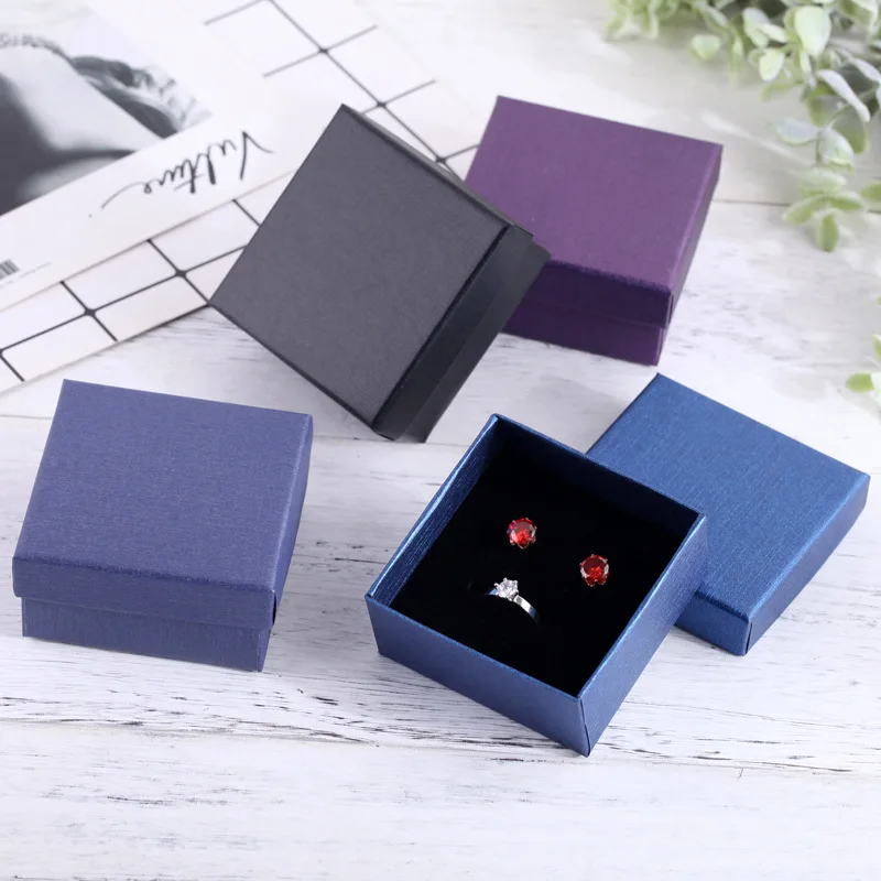 10 stücke Schmuck Organizer Boxen Für Frauen Halskette Ohrringe Armbänder Mädchen Geschenk Box Reise Zubehör Schmuck Schwamm Fall – Detail 5