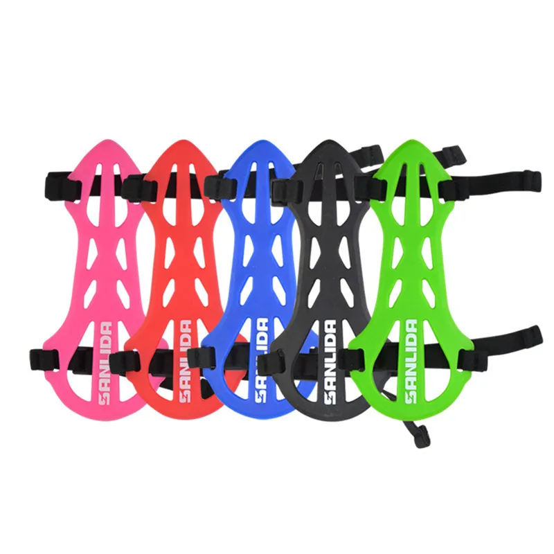 1Pc Soft Rubber Arm Guard Archery Forearm Safety Protective Gears Flexible Arm Guards For Bow Training Shooting Accessories