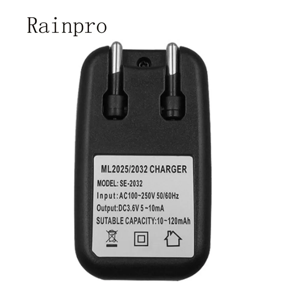 Rainpro 1pcs/lot  ML2032/2025 button battery 3.6V charger