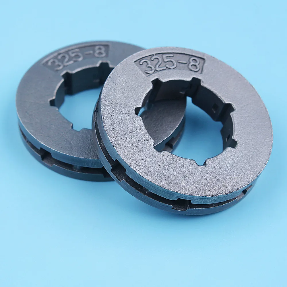 2pcs .325 8T Sprocket Rim for DOLMAR 109 110 111 115 115i 115iH and Chinese 45cc 52cc 58cc 4500 5200 5800 Chainsaws Oregon 18720