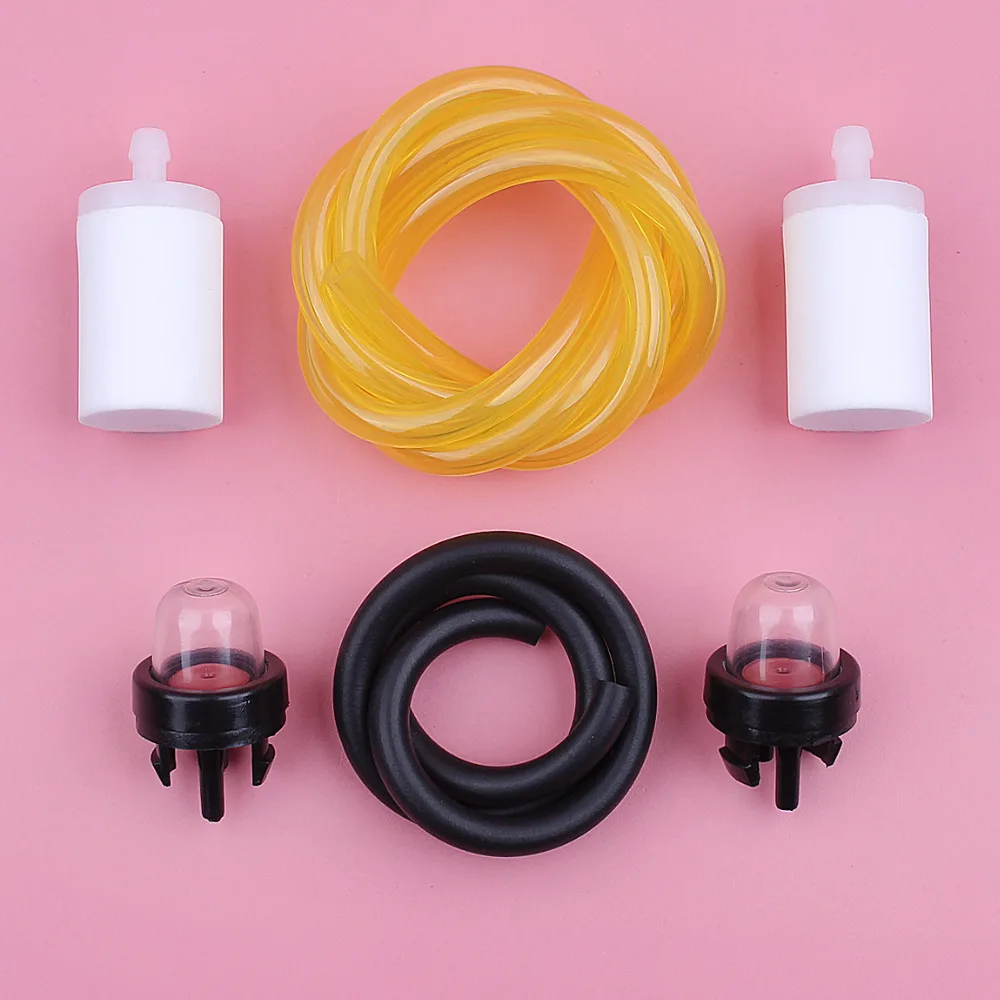 Brandstoffilter Lijn Slang Primer Lamp Kit Voor Husqvarna Poulan Stihl Mcculloch Kettingzaag Trimmer Blower Reserve Vervangen Onderdeel