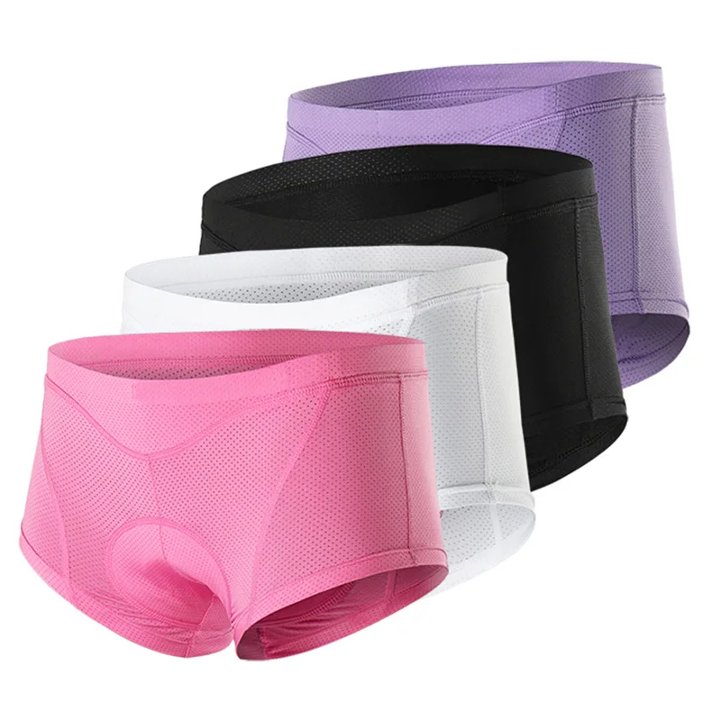 ARSUXEO Women Cycling Shorts Gel 3D Padded MTB Mountain Bike Bicycle Cycling Underwear Compression Breathable 4 Colors U01