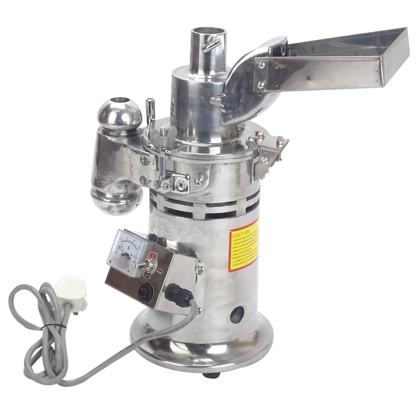 DF-15 Food Grinder Automatic Hammer Continuous Mill Grinder mincers Pulverizer Mlling Capacity 1-15kg/h 20000r/min