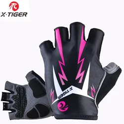 X-Tiger-Gants de cyclisme antichoc pour femme, pour le fitness, le sport, la moto, la route, l'équitation