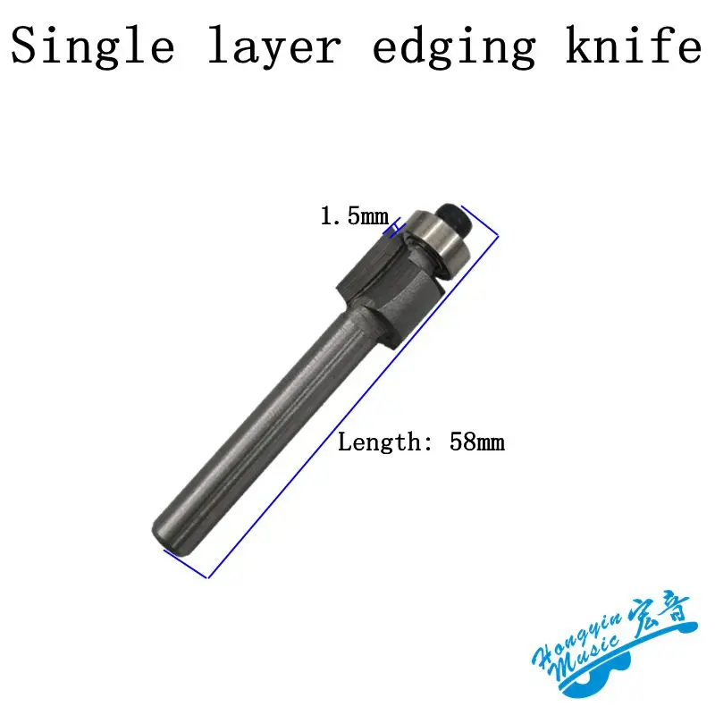 Guitar Edge Slot Tool, T-Knife, Making Tool, máquina de corte, 635 Chuck com Guitar Milling Cutter