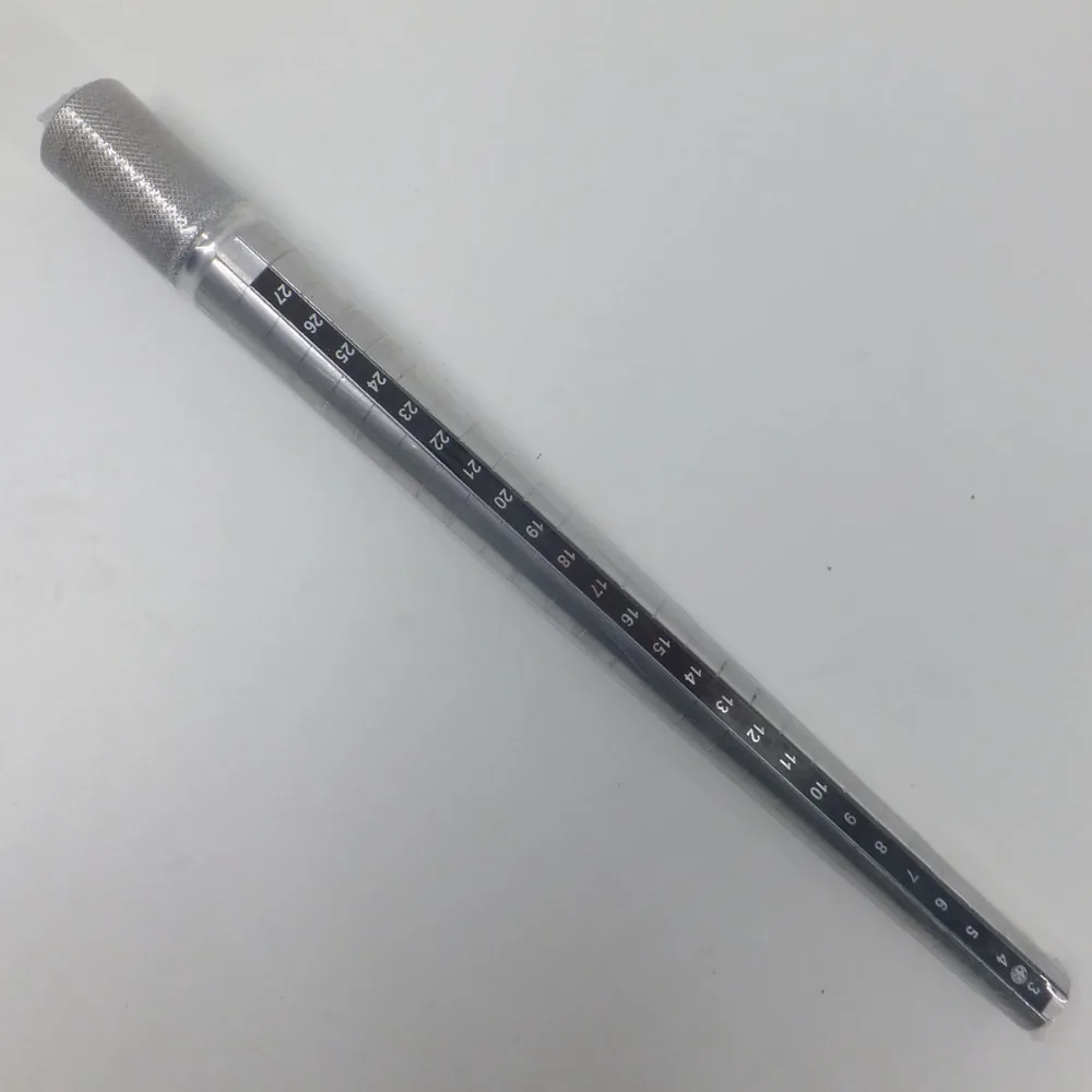 

Solid Steel Metal Ring Sizing Mandrel 1-15 Wire Wrapping Tool Japanese Size