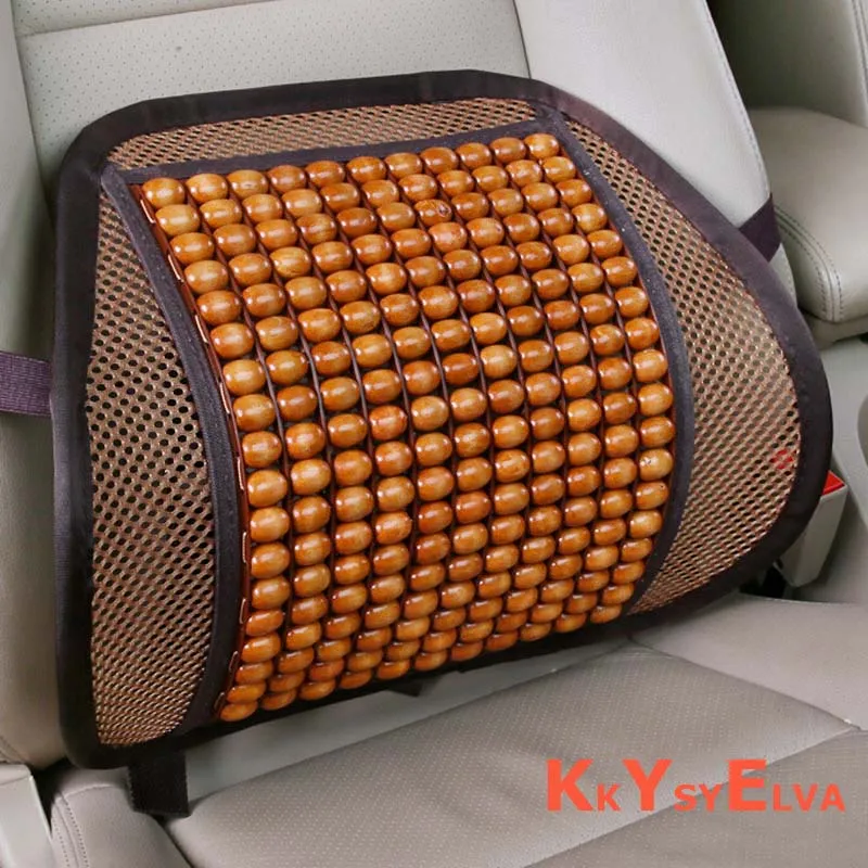 Car Seat Waist Cushion Office Chair Massage Back Lumbar Support Mesh Cushion Pad Black Mesh Back Lumbar Cushion for Car Driver