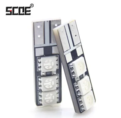 SCOE Car Styling 2x6SMD W5W LED Front Clearance Light Lamp Bulb Source For Honda Pilot 2013 Warm White Crystal Blue Yellow Green