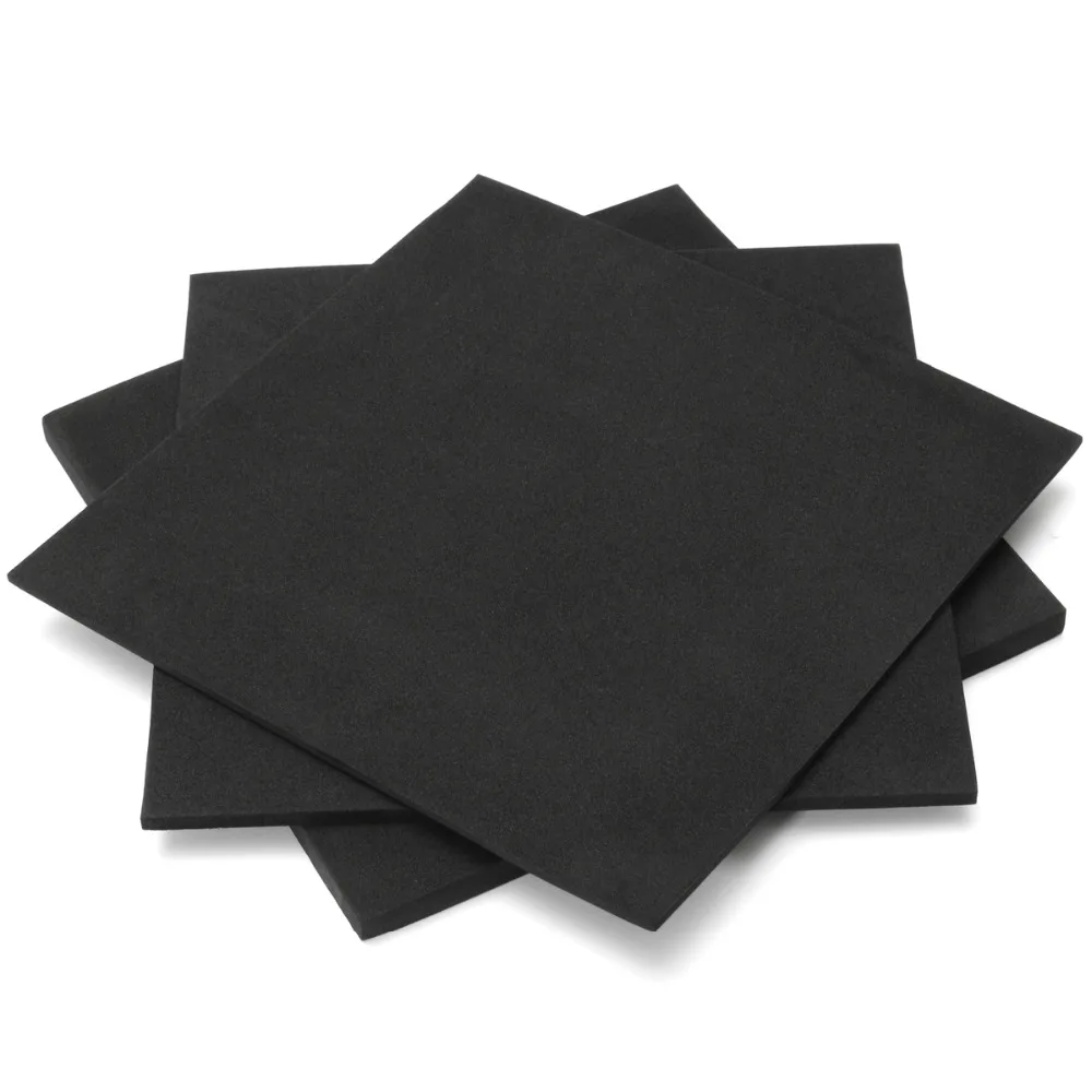 200x200mm 3mm/5mm/10mm/15mm ESD Anti Static Pin Insertion High Density Foam Soundproofing Foam Sound-Absorbing Noise Sponge Foam