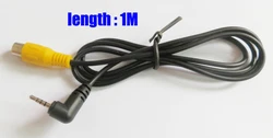 AVIN cable for car camera video adapt wire for PND (RCA connnector to 2.5mm earphone jack connector for camera video input )