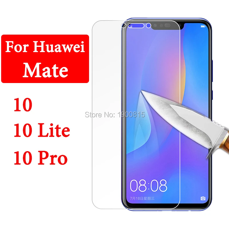 Tempered Glass on the For Huawei Mate 10lite pro light 10 lite 10pro Screen Protector Huawey Hawei Huavei Glas Film Full Cover