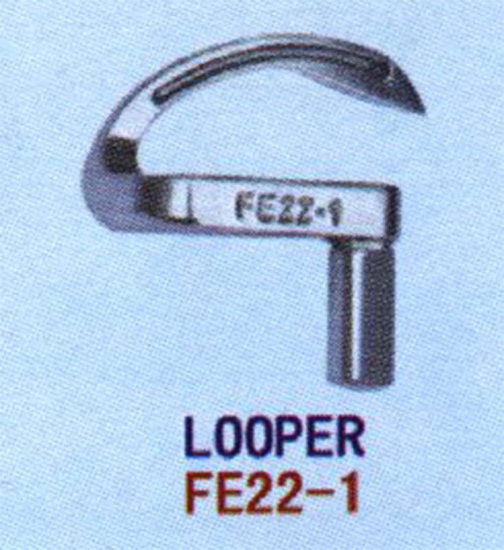 FE22-1 Looper Suitable For FW777 Curved Needle Bending Of Needle Industrial Sewing Machine Spares Parts Sewing Machine Parts