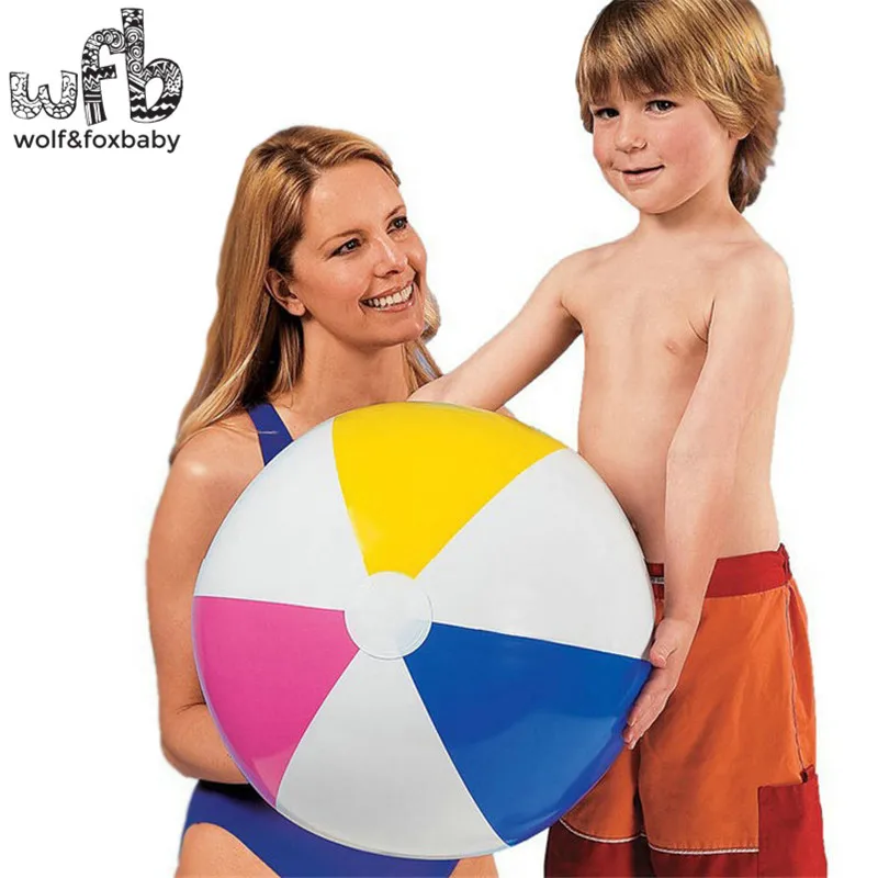 Over 3 years Children kids Four-color beach ball toy