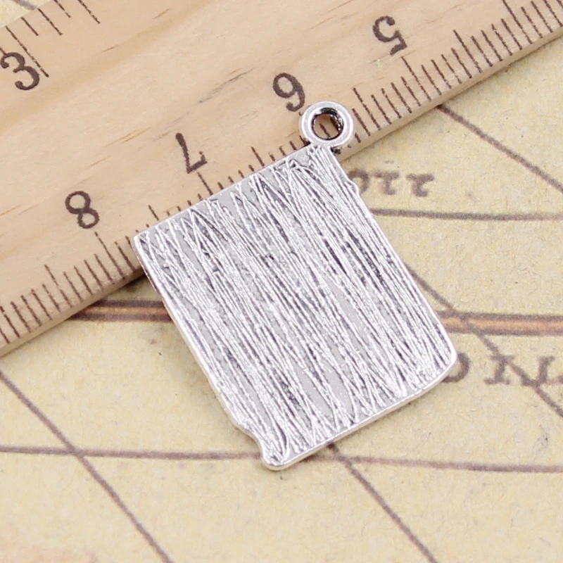 10pcs Charms Book Holy Bible 23x19mm Tibetan Silver Color Pendants Antique Jewelry Making DIY Handmade Craft