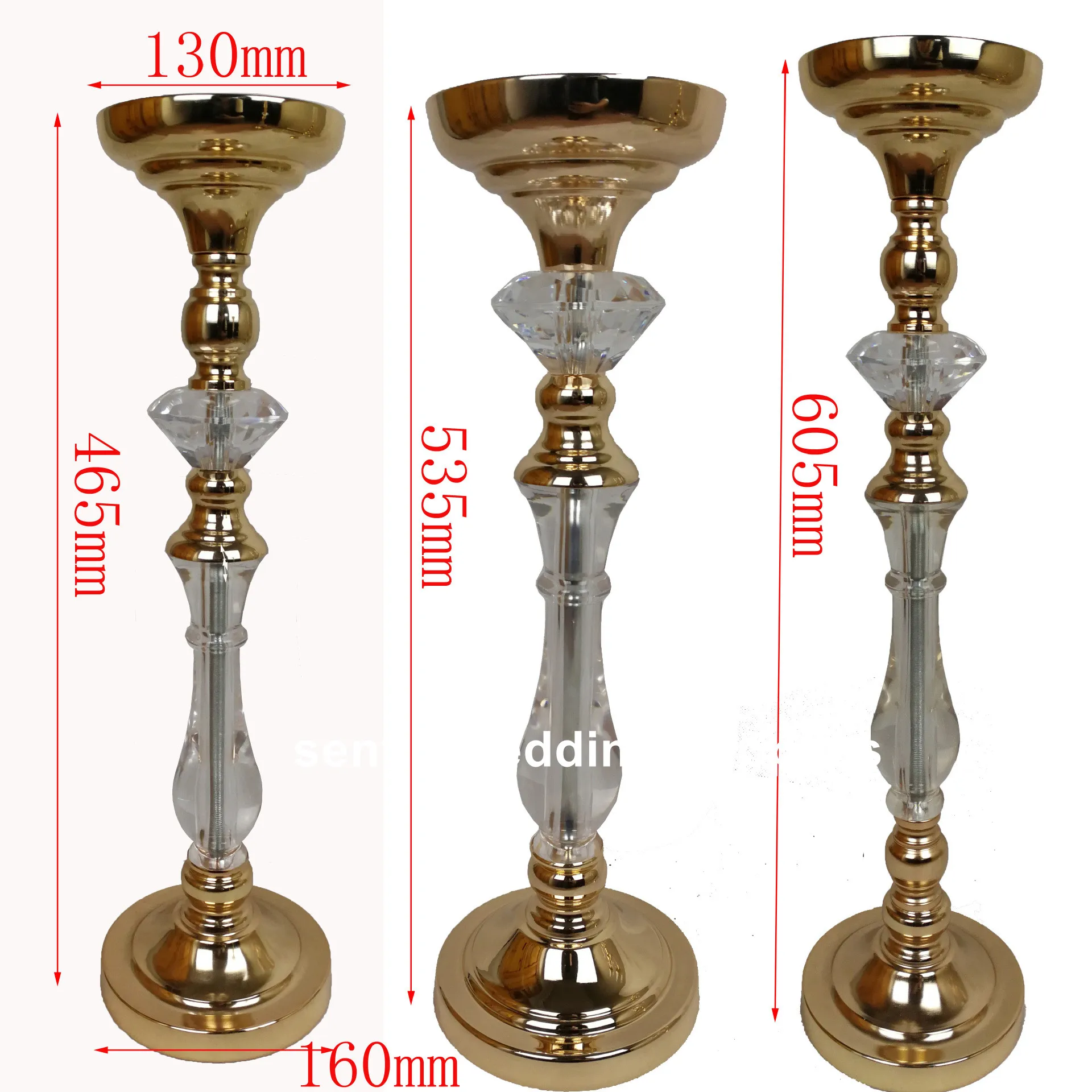 

New style Tall Wedding Crystal Table Centerpiece Acrylic Flower Stand Wedding Decoration senyu0371