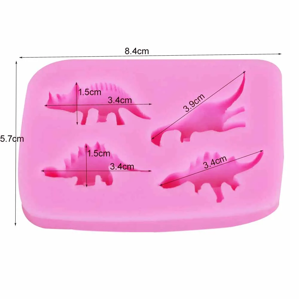 3D Dinosaur Drago 1pcs Silicone Mold for UV Resin Gumpaste Surgarcraft Icing Handmade Tool Epoxy Gumpaste Chocolate MouldsM877