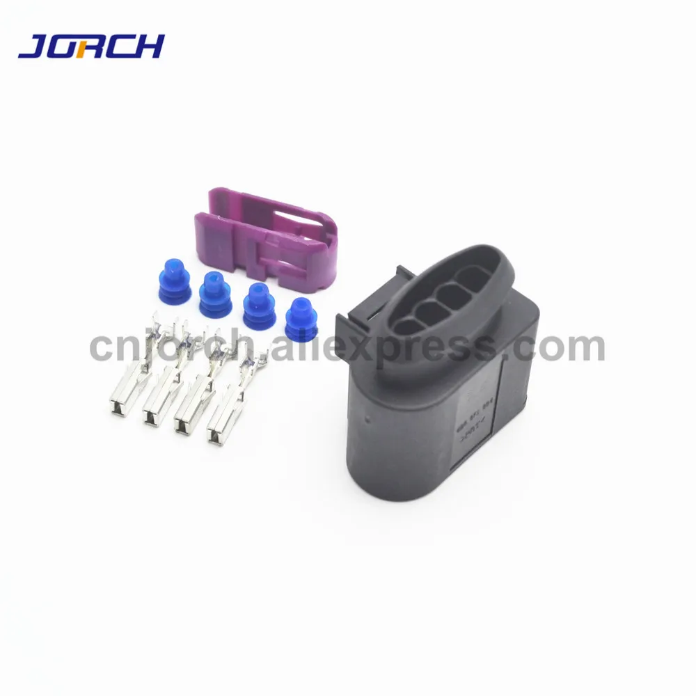 5 Sets 4 Pin 3.5 series Female Automotive Electrical Wiring Connector 4D0 971 994 4D0971994 For VW Audi