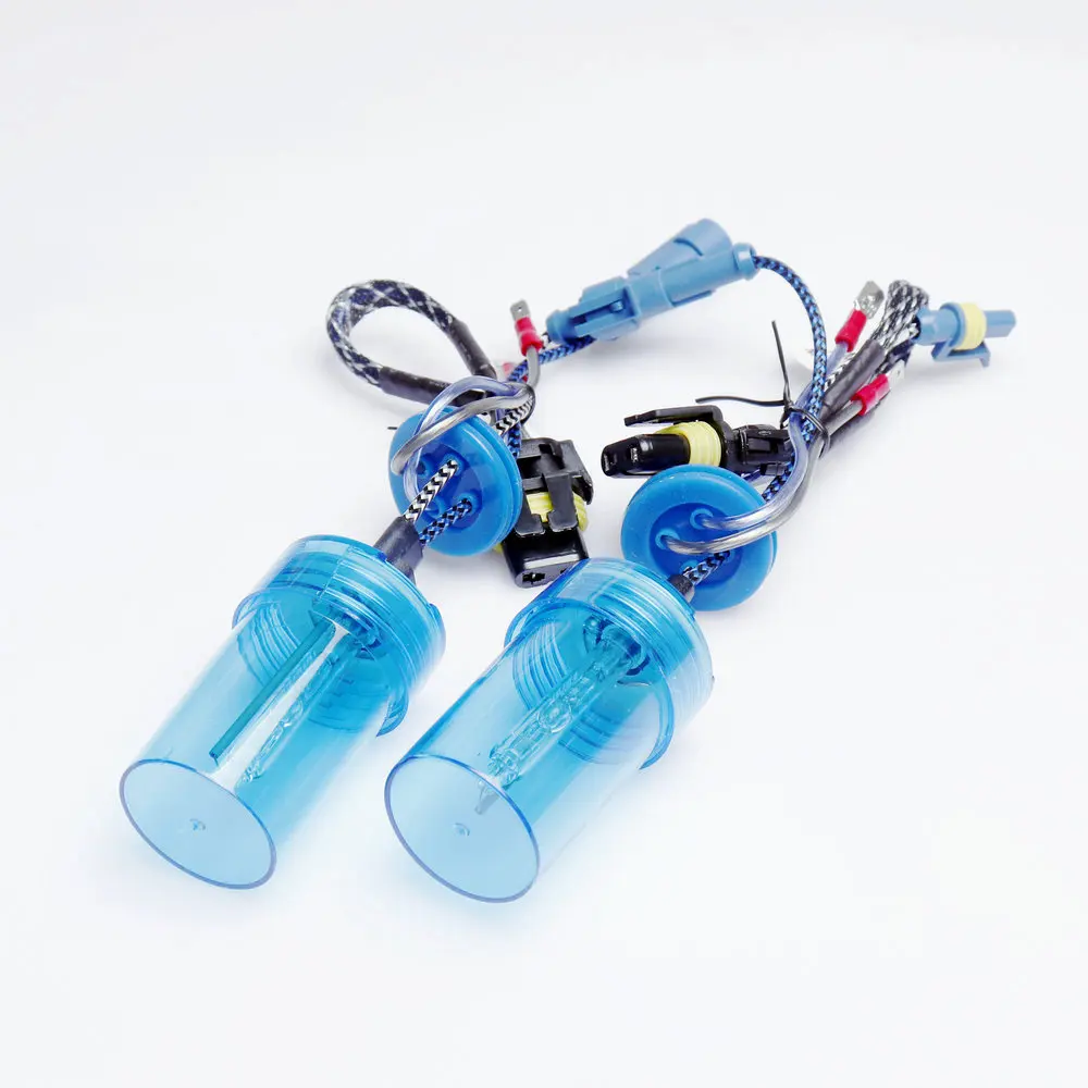 빠른 시작 UV 고휘도 HID 제논 램프 전구, AC 55W H1 H3 H7 H11 9005 9006 싱글 빔, 4300K8000K6000K 화이트, 4800LM, 1 쌍