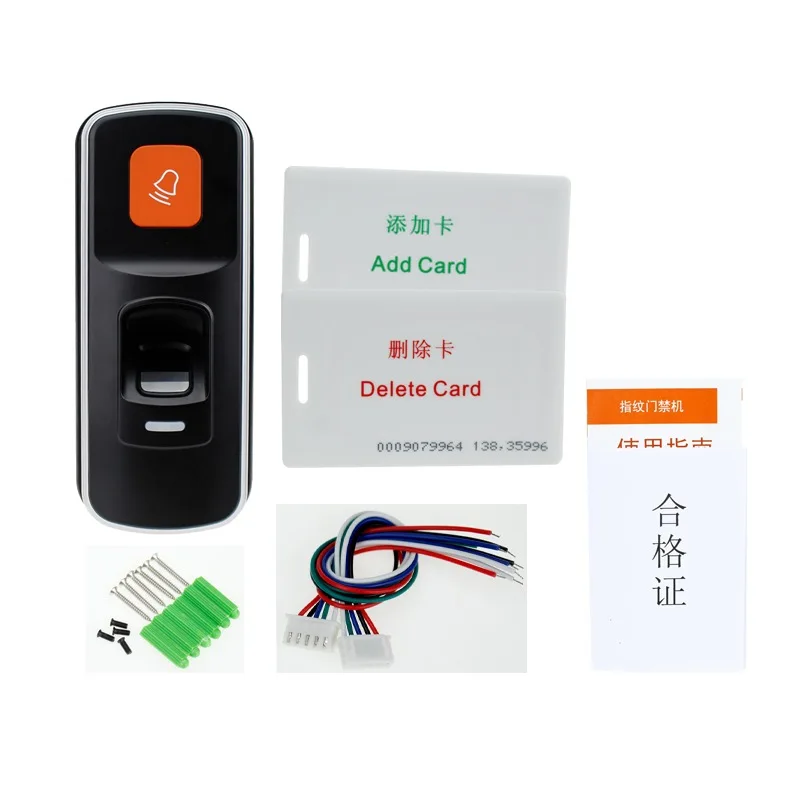 I90 Mini Biometric Fingerprint Access Controller RFID Standalone Fingerprint Reader Support SD Card for Open Electric Door Lock