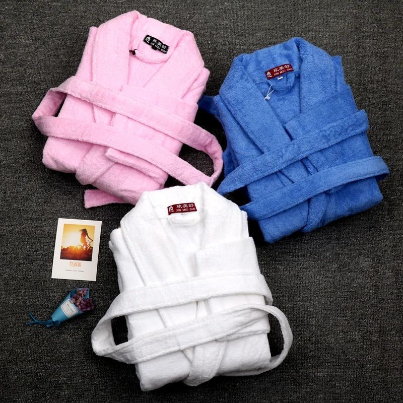 Winter Bathrobe Women Men Lovers Long Warm Towel Fleece Soft Full Sleeve Kimono Bath Robe Dressing Gown Bridesmaid Robes