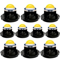10pcs Car Led Instrument Lights T3 T4.2 T4.7 T4 LED Super Bright Auto Panel Gauge Speedo Dash Lamps Dashboard Cluster Bulbs 12V