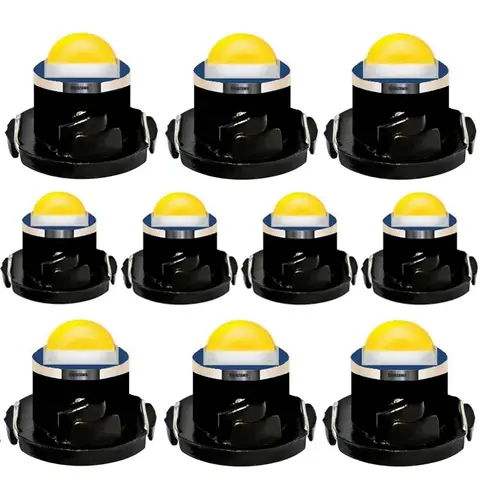 10 Uds. Luces Led para instrumentos de coche T3 T4.2 T4.7 T4 LED superbrillantes medidor de Panel automático lámparas de tablero Speedo bombillas de grupo de tablero 12V