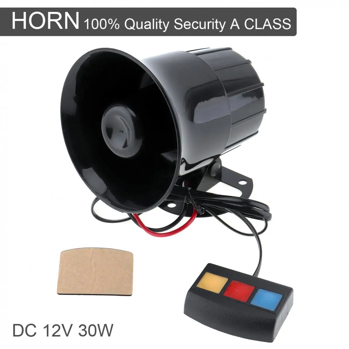 12v 30w 105db 3 som alto-falante do carro sirene chifre motocicleta alto-falante aviso alarme sirene polícia incêndio ambulância alto-falante