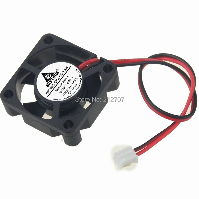 2 Pieces Gdstime Brushless Cooler Cooling Fan 30mm DC 24V 2Pin 3010 30x30x10mm 3cm