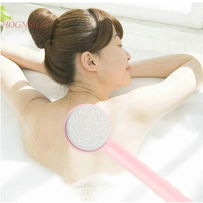 

Long Handle Bath Artifact Body Cleansing Bathing Towel Shower Brush Back Health Stress Relax Supplies Massager Hot Sale