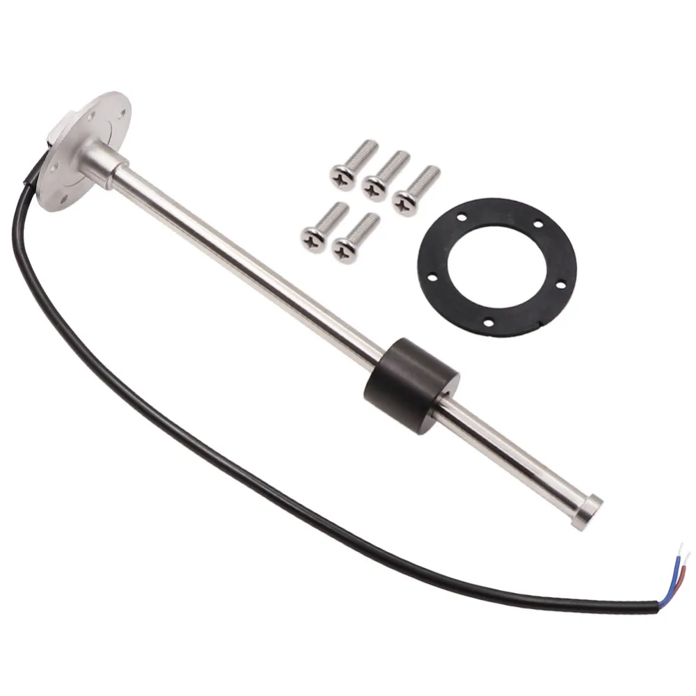 Universal 400mm 450mm 500mm 550mm Boat Car Fuel Water Level Gauge Sensor 0-190ohm 240~33ohm Stainless Steel Fuel Level Sensor