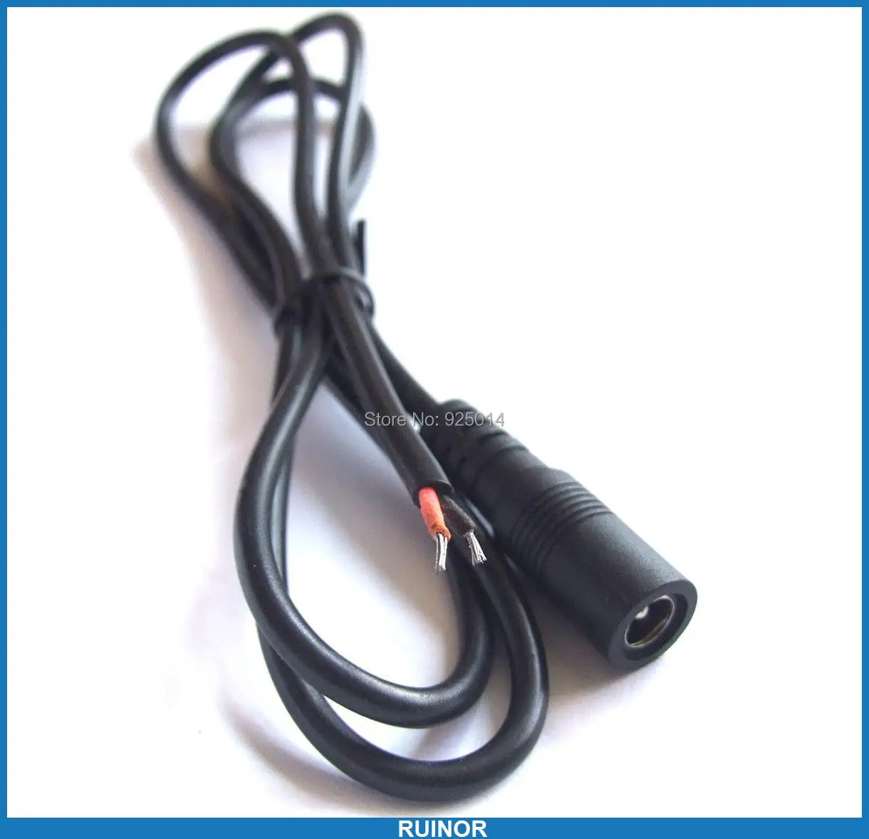 

50 шт. 5,5 мм X 2,1 мм гнездовые кабели постоянного тока для разъема Зарядного Устройства L: 100 см