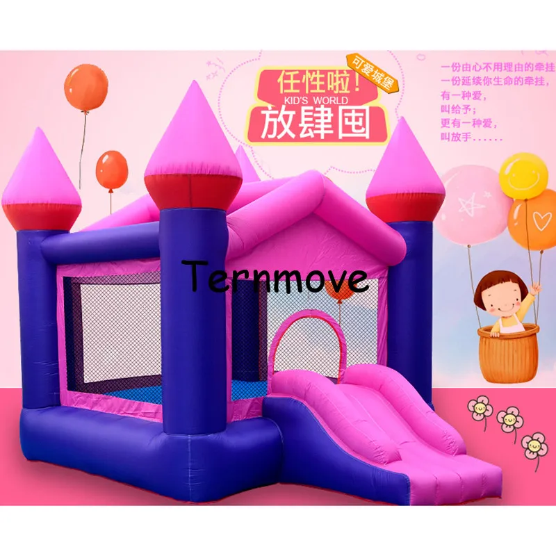 

inflatable bounce castle with Blower Indoor Outdoor Moonwalk Inflatable Bouncy house Made of Nylon Jump 'n Slide Bouncer